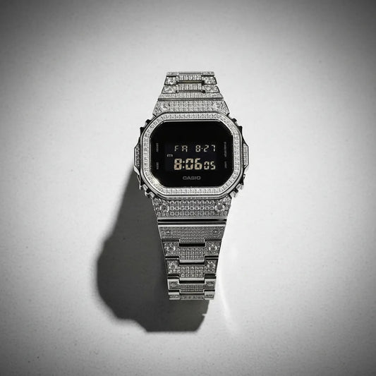 Relógio Personalizado Cristalian Edition "Classic" – Relógio Full Custom Cravejado com Brilhantes VVS+