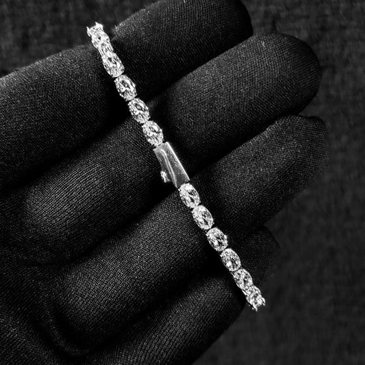 Pulseira Cravejada VAYT Premium Riviera Oval - 4mm