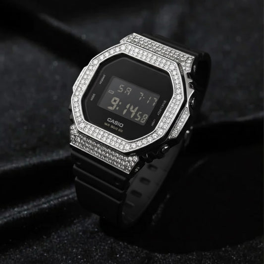 Relógio Casio G-Shock Cristalian Edition Custom - Cravejado Personalizado Com Brilhantes VVS+
