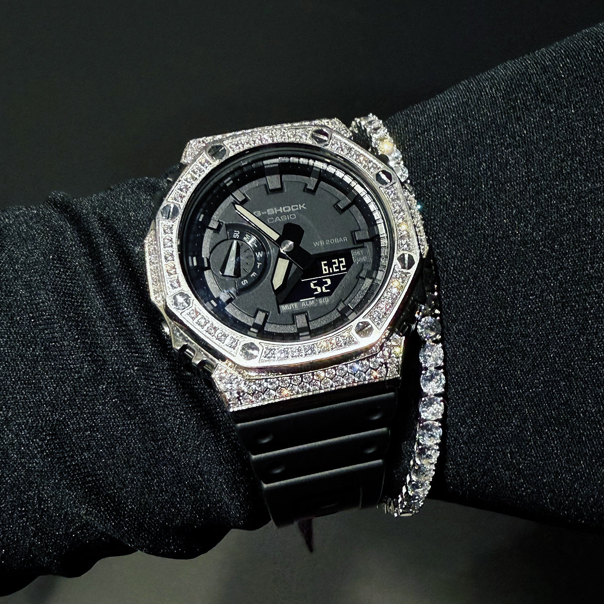 Casioak Cristalian Edition #02 – Bezel Cravejado com Brilhantes VVS