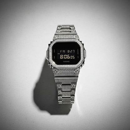 Relógio Personalizado Cristalian Edition "Classic" – Relógio Full Custom Cravejado com Brilhantes VVS+