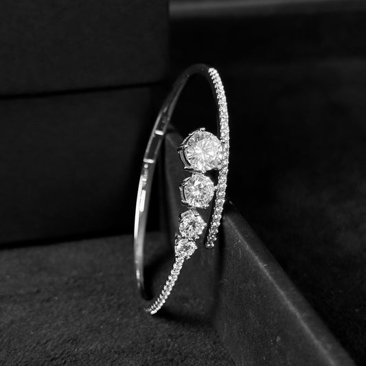 Bracelete Cravejado Prata 925 "STAR"