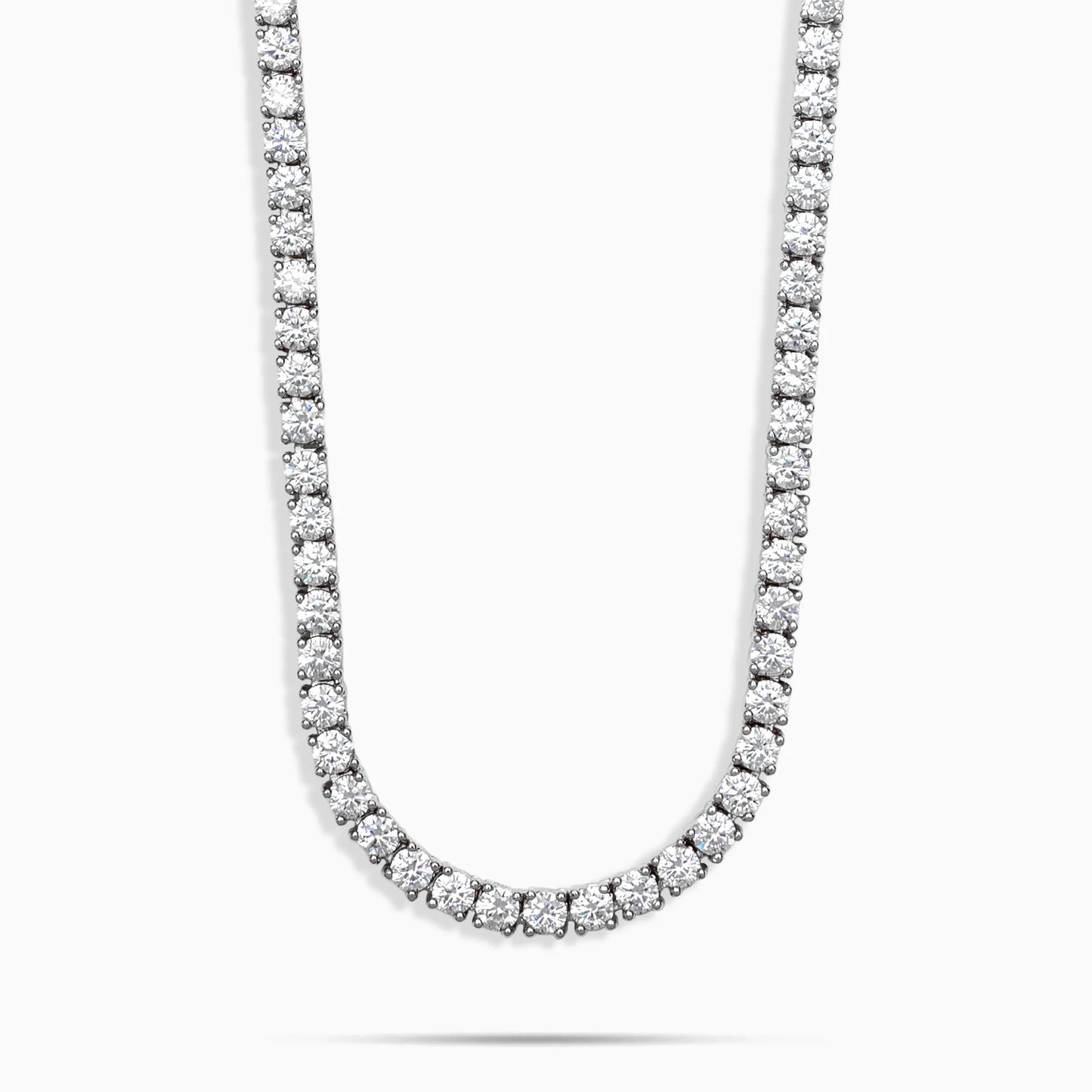 Corrente Cravejada Premium Prata 925 Legítima - 3MM